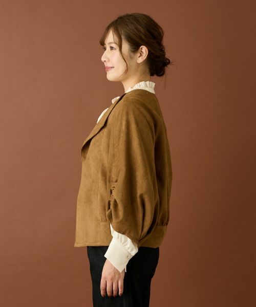 Leilian / レリアン テーラードジャケット | フェイクスエードジャケット | 詳細16