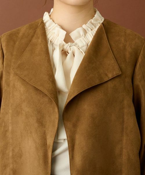 Leilian / レリアン テーラードジャケット | フェイクスエードジャケット | 詳細18