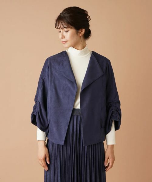 Leilian / レリアン テーラードジャケット | フェイクスエードジャケット | 詳細28