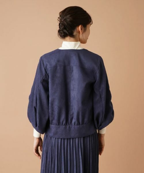 Leilian / レリアン テーラードジャケット | フェイクスエードジャケット | 詳細30