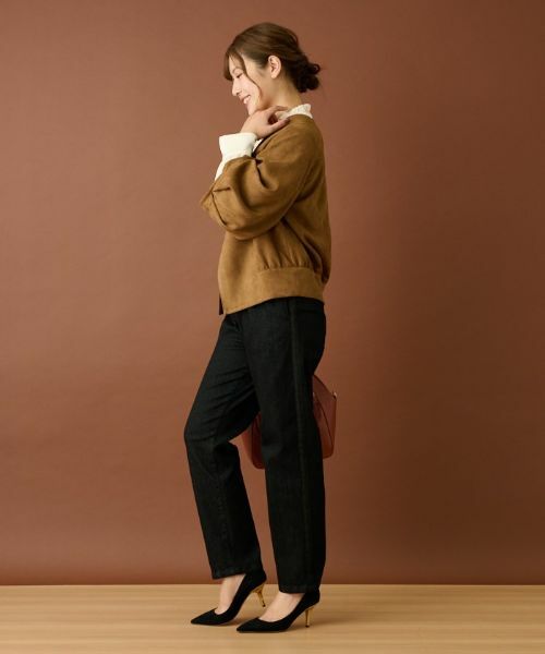 Leilian / レリアン テーラードジャケット | フェイクスエードジャケット | 詳細6