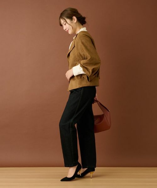 Leilian / レリアン テーラードジャケット | フェイクスエードジャケット | 詳細7