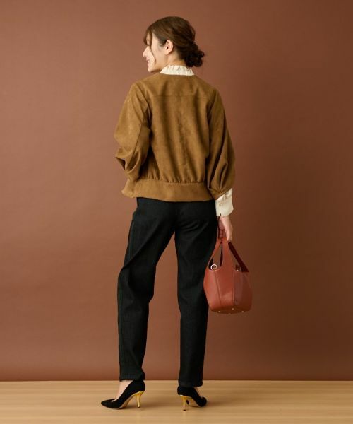 Leilian / レリアン テーラードジャケット | フェイクスエードジャケット | 詳細8