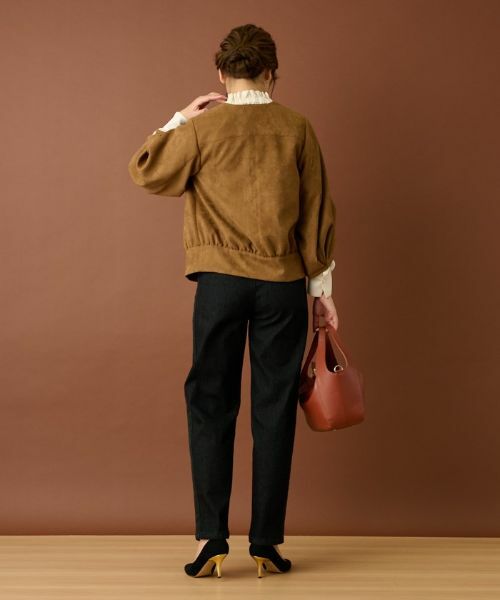 Leilian / レリアン テーラードジャケット | フェイクスエードジャケット | 詳細9
