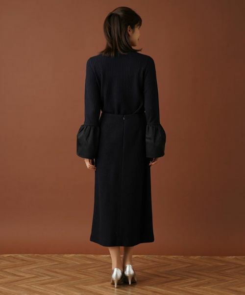 Leilian / レリアン ミニ・ひざ丈スカート | ボアポケットミモレスカート | 詳細3