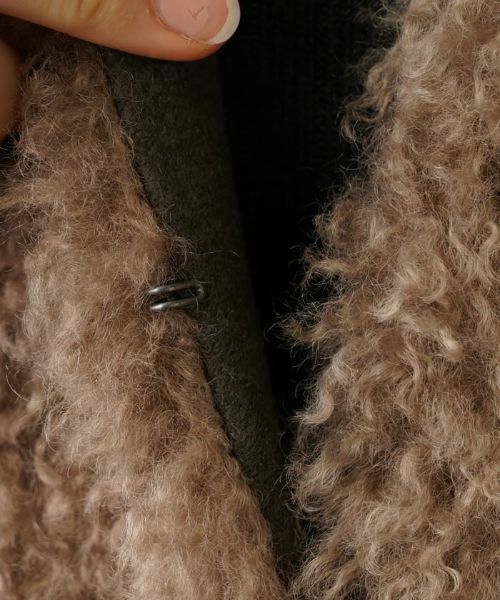 Leilian / レリアン テーラードジャケット | ボア切替ベスト | 詳細11