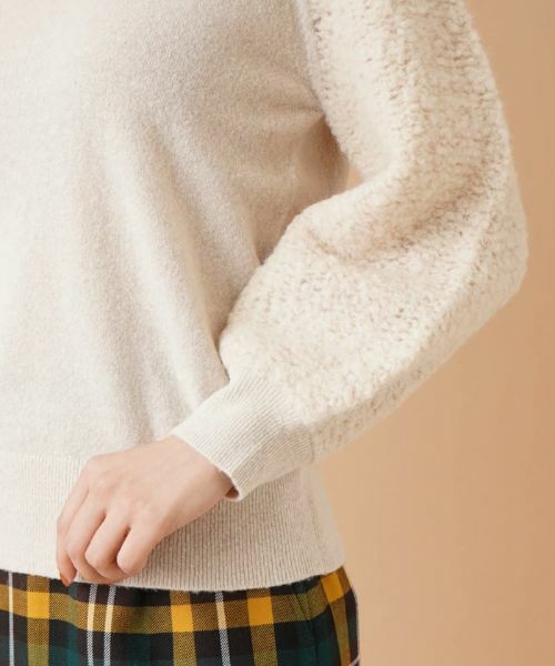 Leilian / レリアン ニット・セーター | 切替ラグランニット | 詳細12