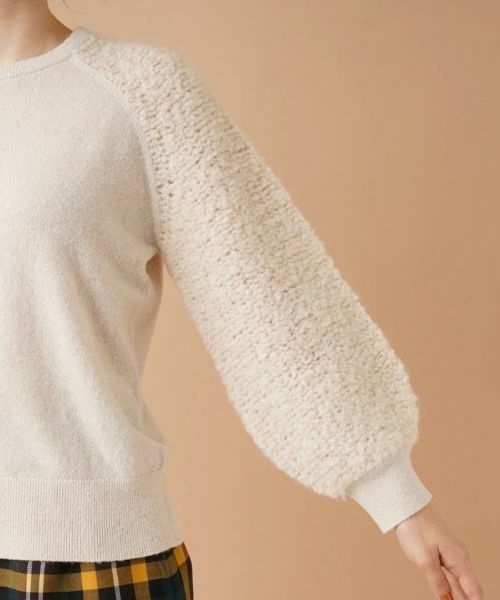 Leilian / レリアン ニット・セーター | 切替ラグランニット | 詳細13