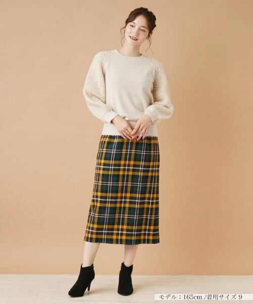 Leilian / レリアン ニット・セーター | 切替ラグランニット | 詳細4