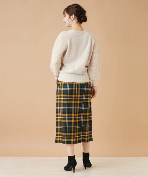 Leilian / レリアン ニット・セーター | 切替ラグランニット | 詳細6