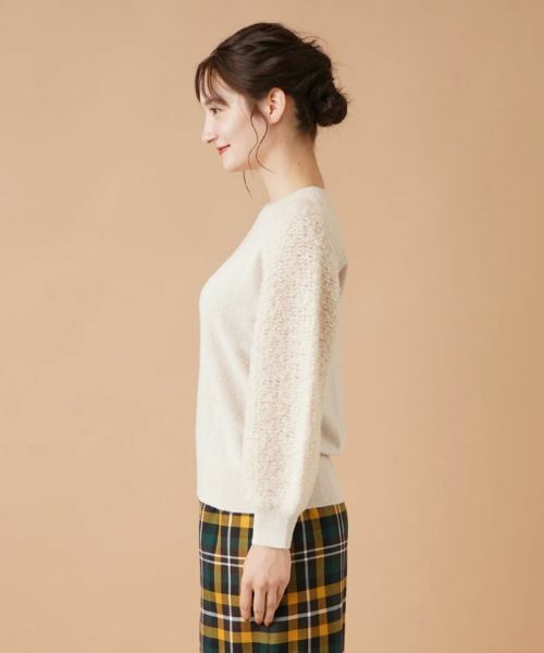 Leilian / レリアン ニット・セーター | 切替ラグランニット | 詳細8