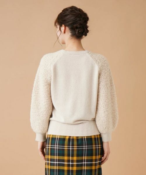 Leilian / レリアン ニット・セーター | 切替ラグランニット | 詳細9