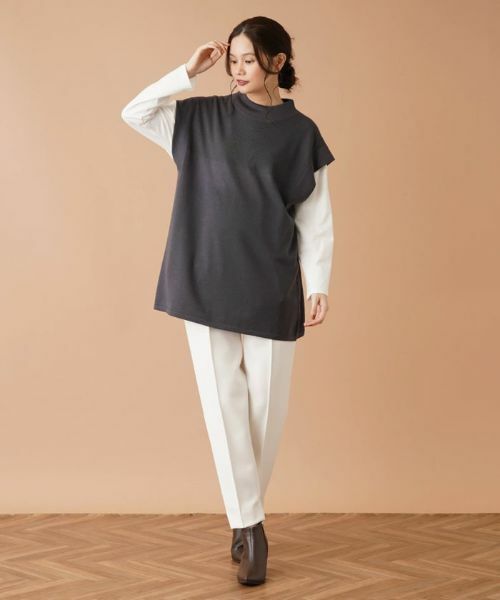 Leilian / レリアン テーラードジャケット | ハイネックニットベスト【FASHION SUITE】 | 詳細12