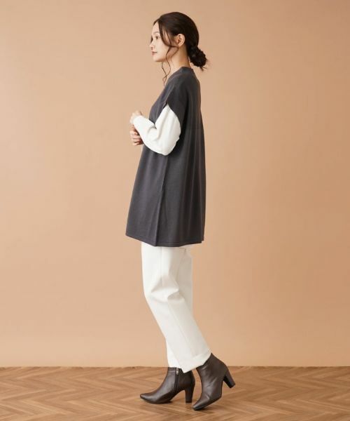 Leilian / レリアン テーラードジャケット | ハイネックニットベスト【FASHION SUITE】 | 詳細13