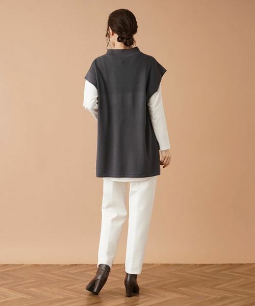 Leilian / レリアン テーラードジャケット | ハイネックニットベスト【FASHION SUITE】 | 詳細14