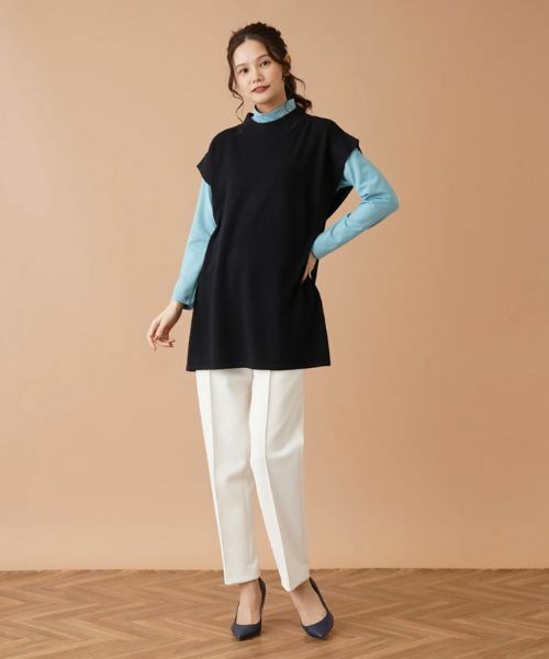 Leilian / レリアン テーラードジャケット | ハイネックニットベスト【FASHION SUITE】 | 詳細15