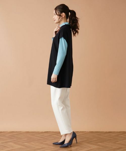 Leilian / レリアン テーラードジャケット | ハイネックニットベスト【FASHION SUITE】 | 詳細16