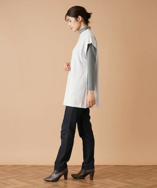 Leilian / レリアン テーラードジャケット | ハイネックニットベスト【FASHION SUITE】 | 詳細2
