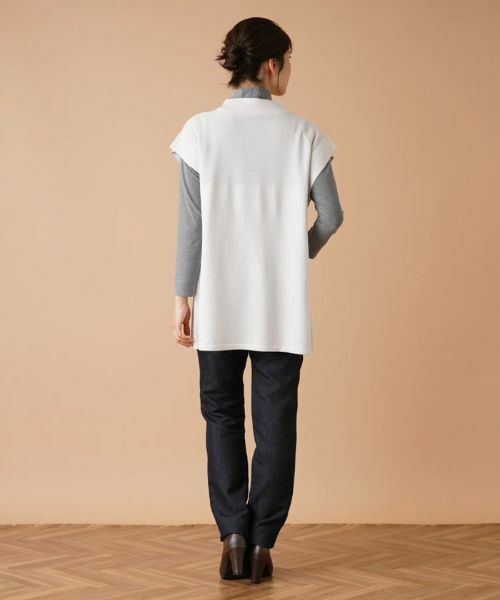 Leilian / レリアン テーラードジャケット | ハイネックニットベスト【FASHION SUITE】 | 詳細3