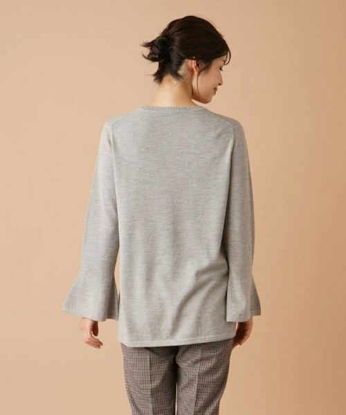 Leilian / レリアン ニット・セーター | フレアスリーブセーター【FASHION SUITE】 | 詳細6