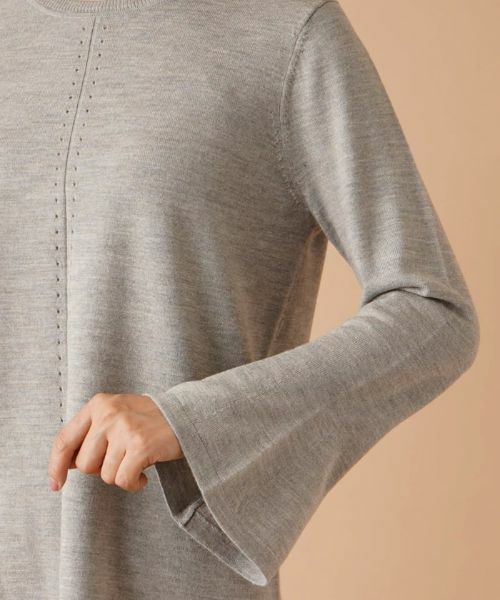 Leilian / レリアン ニット・セーター | フレアスリーブセーター【FASHION SUITE】 | 詳細9