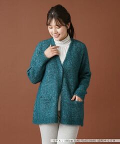 Leilian / レリアン カーディガン・ボレロ | アルパカ混ニットカーディガン【FASHION SUITE】
