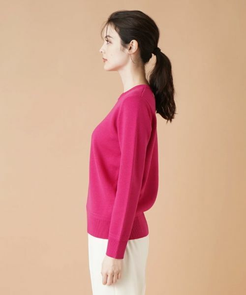 Leilian / レリアン ニット・セーター | クルーネックニットプルオーバー【ROCHAS Premiere】 | 詳細5