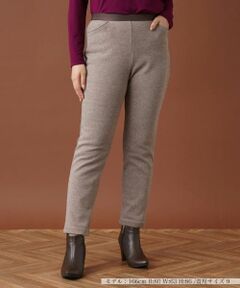 Leilian / レリアン その他パンツ | 【あったか素材】洗えるジャージーテーパードパンツ