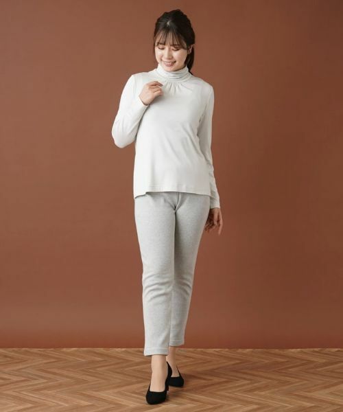 Leilian / レリアン その他パンツ | 【あったか素材】洗えるジャージーテーパードパンツ | 詳細1