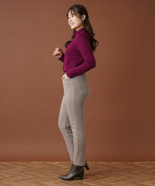 Leilian / レリアン その他パンツ | 【あったか素材】洗えるジャージーテーパードパンツ | 詳細14