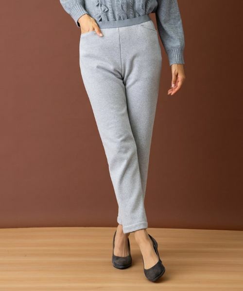 Leilian / レリアン その他パンツ | 【あったか素材】洗えるジャージーテーパードパンツ | 詳細4