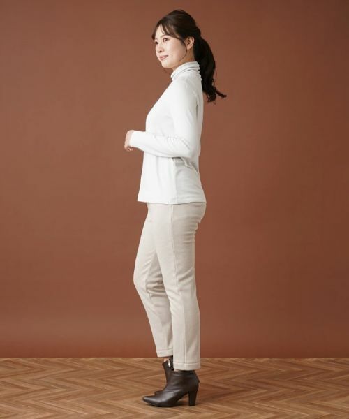 Leilian / レリアン その他パンツ | 【あったか素材】洗えるジャージーテーパードパンツ | 詳細6