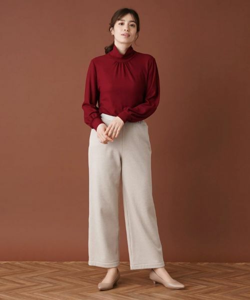 Leilian / レリアン その他パンツ | 【あったか素材】セミワイドウエストゴムパンツ | 詳細14