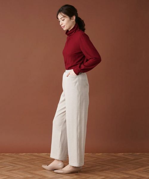 Leilian / レリアン その他パンツ | 【あったか素材】セミワイドウエストゴムパンツ | 詳細15