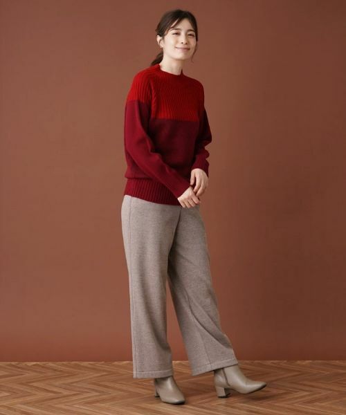 Leilian / レリアン その他パンツ | 【あったか素材】セミワイドウエストゴムパンツ | 詳細17