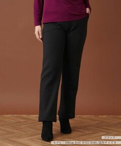 Leilian / レリアン その他パンツ | 【あったか素材】洗えるウエストゴムストレートパンツ