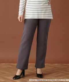 Leilian / レリアン その他パンツ | 【あったか素材】洗えるウエストゴムストレートパンツ