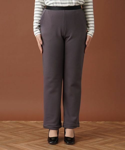 Leilian / レリアン その他パンツ | 【あったか素材】洗えるウエストゴムストレートパンツ | 詳細7