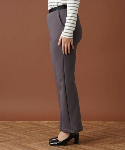Leilian / レリアン その他パンツ | 【あったか素材】洗えるウエストゴムストレートパンツ | 詳細8