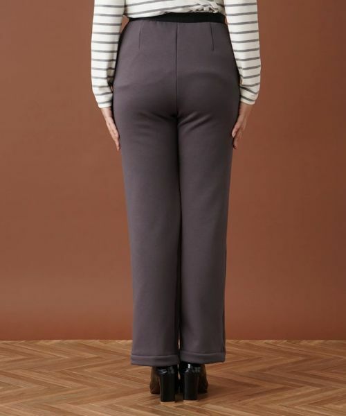 Leilian / レリアン その他パンツ | 【あったか素材】洗えるウエストゴムストレートパンツ | 詳細9