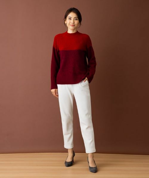 Leilian / レリアン その他パンツ | 【あったか素材】裏起毛イージーパンツ | 詳細1