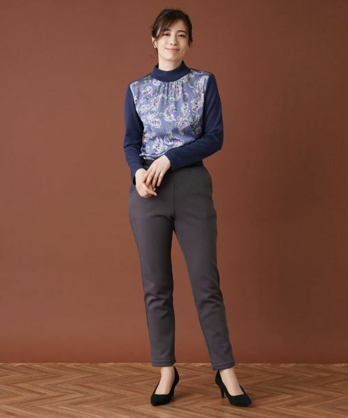 Leilian / レリアン その他パンツ | 【あったか素材】裏起毛イージーパンツ | 詳細30