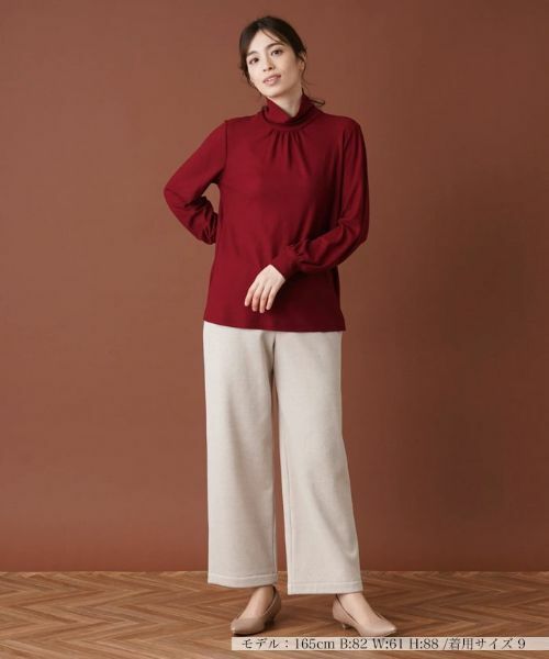 Leilian / レリアン カットソー | ハイネックプルオーバー | 詳細12