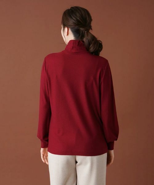 Leilian / レリアン カットソー | ハイネックプルオーバー | 詳細17