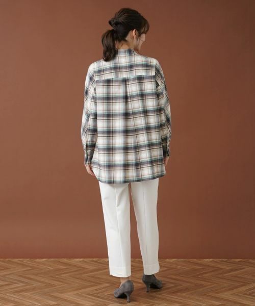 Leilian / レリアン シャツ・ブラウス | チェックネルシャツ【Leilian WHITE LABEL】【SOMELOS】 | 詳細3