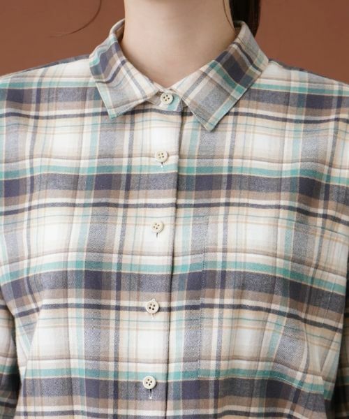 Leilian / レリアン シャツ・ブラウス | チェックネルシャツ【Leilian WHITE LABEL】【SOMELOS】 | 詳細7