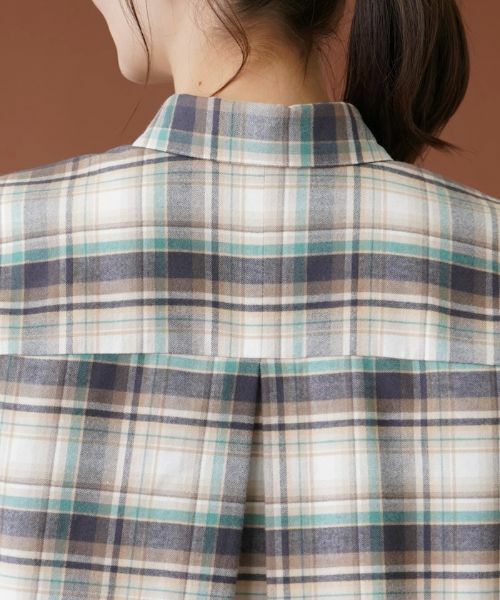 Leilian / レリアン シャツ・ブラウス | チェックネルシャツ【Leilian WHITE LABEL】【SOMELOS】 | 詳細8