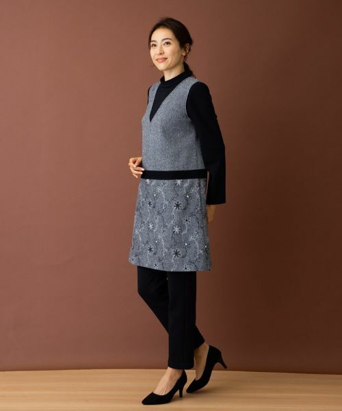 Leilian / レリアン シャツ・ブラウス | レイヤード風チュニックブラウス | 詳細2