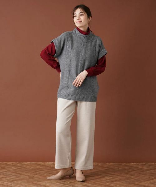 Leilian / レリアン テーラードジャケット | ハイネックニットベスト【MUSE BY ROCHAS Premiere】 | 詳細12