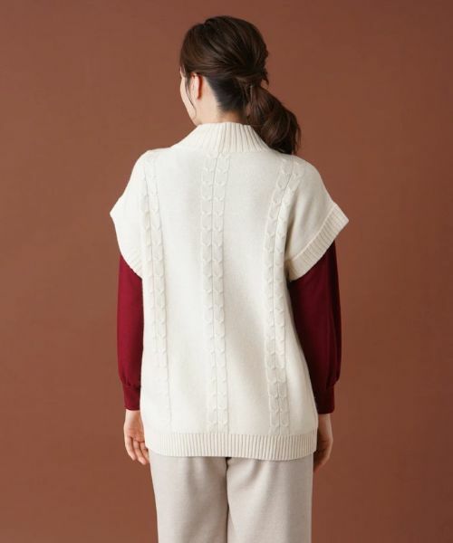 Leilian / レリアン テーラードジャケット | ハイネックニットベスト【MUSE BY ROCHAS Premiere】 | 詳細6